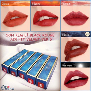 Son kem lì black rouge air fit tint ver 5 cực hot