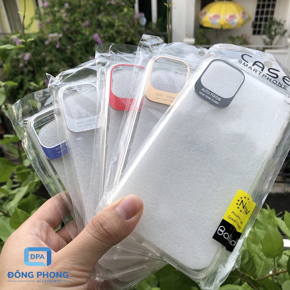 Ốp Lưng iPhone 11, 11 PRO, 11 PRO MAX, 12 MINI, 12, 12 PRO, 12 PRO MAX Viền Nhôm Bảo Vệ Camera Siêu Đẹp