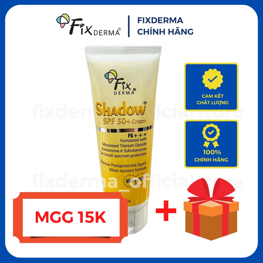 Kem Chống Nắng Fixderma Shadow SPF 50+ (75gr)