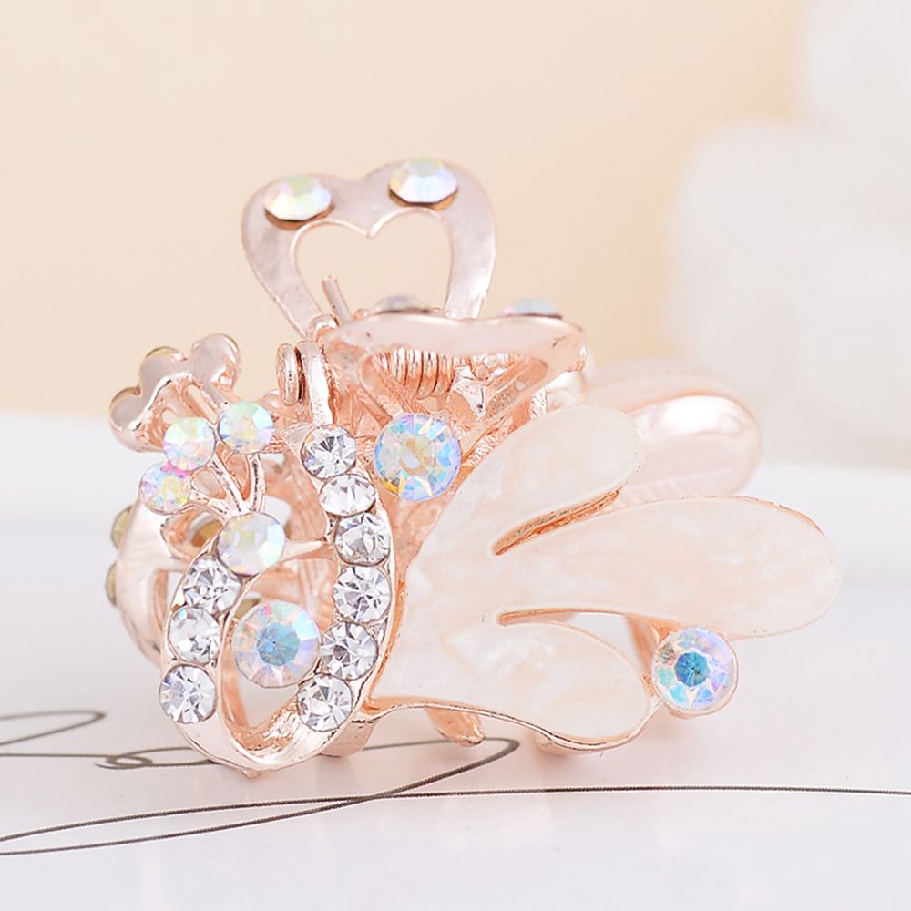 Kẹp tóc hình chú công phong cách Hàn Quốc