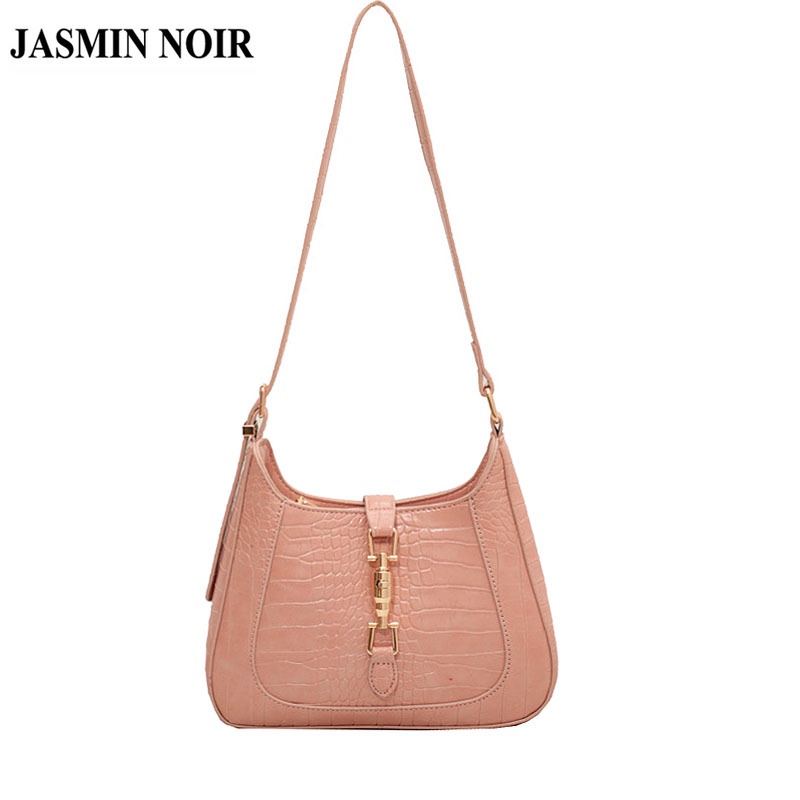 Túi Đeo JASMIN NOIR Chéo Họa Tiết Da Cá Sấu Thời Trang Cho Nữ