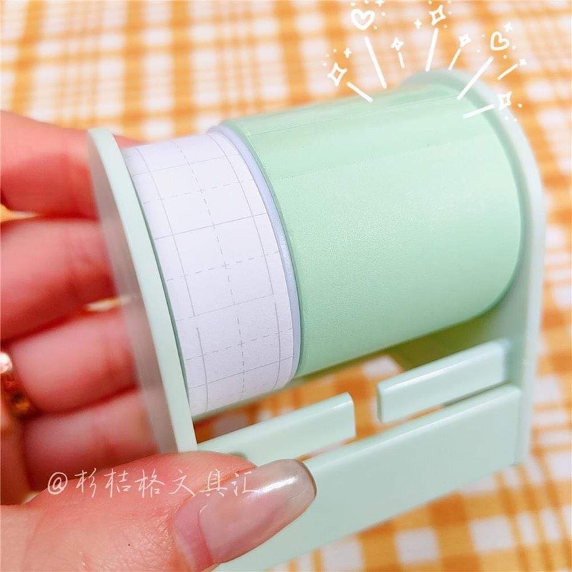 Hộp dụng cụ cắt washi tape nhiều màu tiện lợi