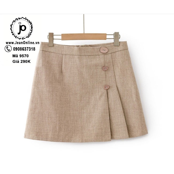 Short Váy Xếp Ly Nút (MS 9570) | BigBuy360 - bigbuy360.vn