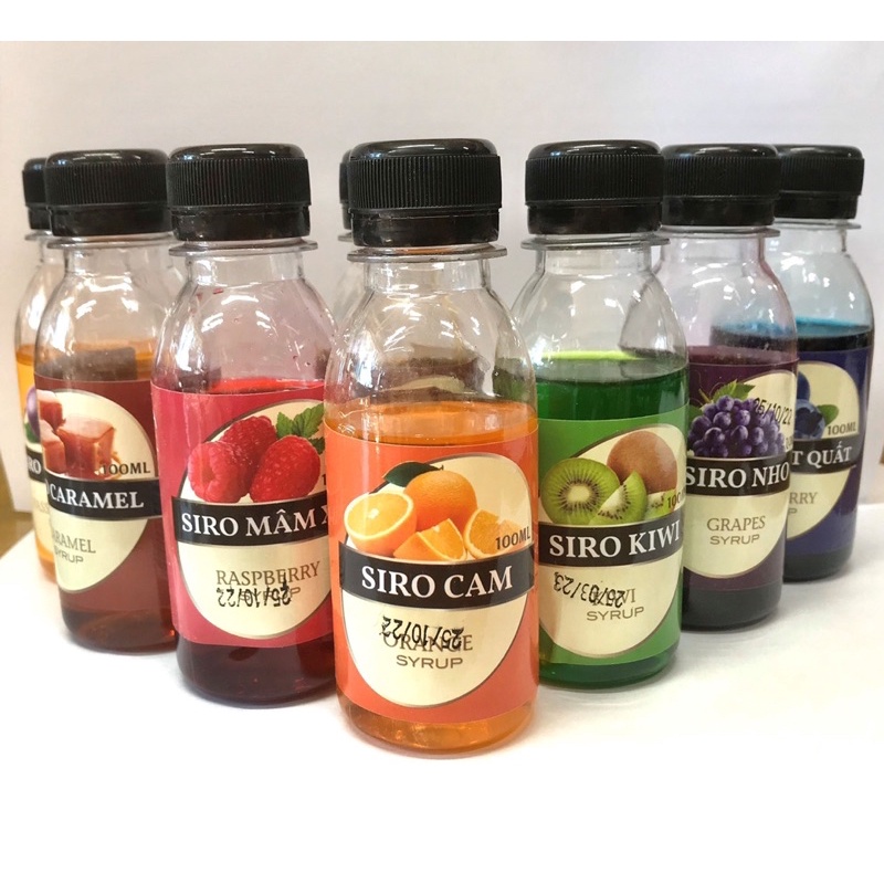 SIRO GOLDEN FARM CÁC VỊ (100ML),Nguyên liệu tạo hương vị ngon như Cocktail,trà sữa,sữa tươi trái cây,rau câu
