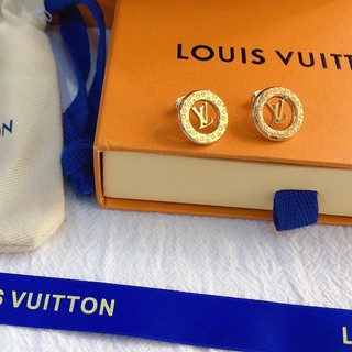 Bông tai hình chữ lv thời trang cho nữ