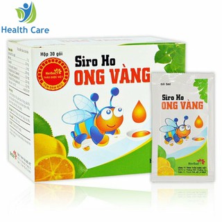 Siro ho Ong Vàng hộp 30 gói
