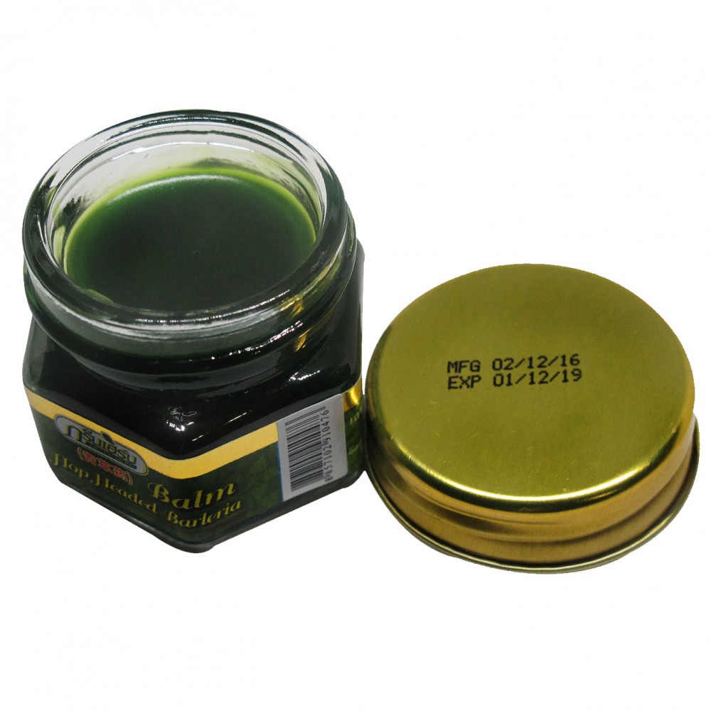 Dầu Cù Là Xanh Green Herb Balm Clinacanthus Nuthans 20g Thái Lan chính hãng