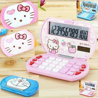 Máy Tính Bỏ Túi Nắp Gập Hình Mèo Máy Doraemon Đáng Yêu