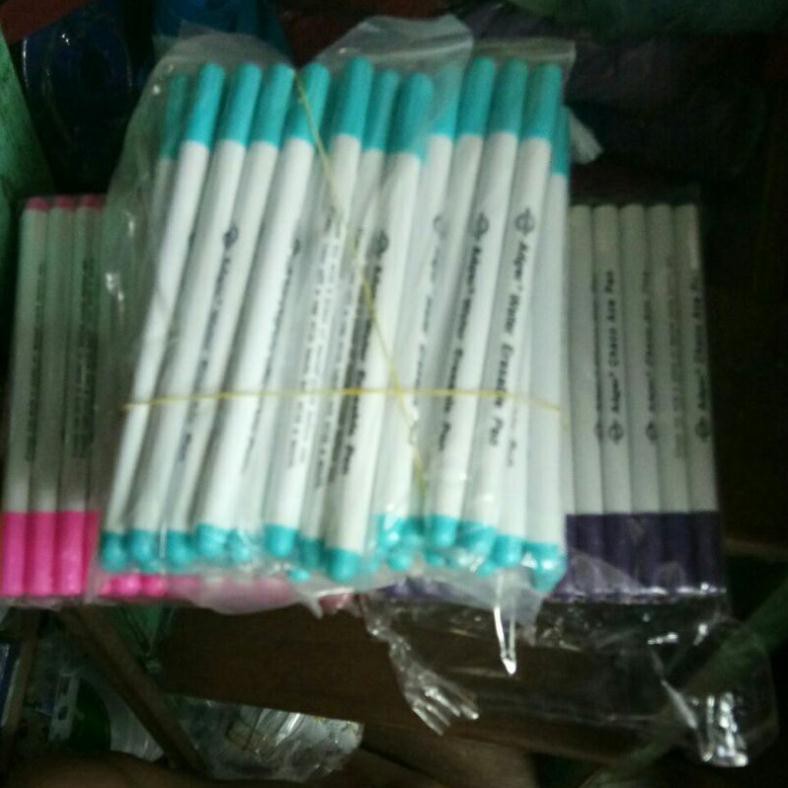 Bút Sáp bay màu bút Vẽ Vải hồng ân dài 15cm x1 cm vỉ 12 Cái màu trắng bay màu khi là vải nhiệt độ cao  #120104