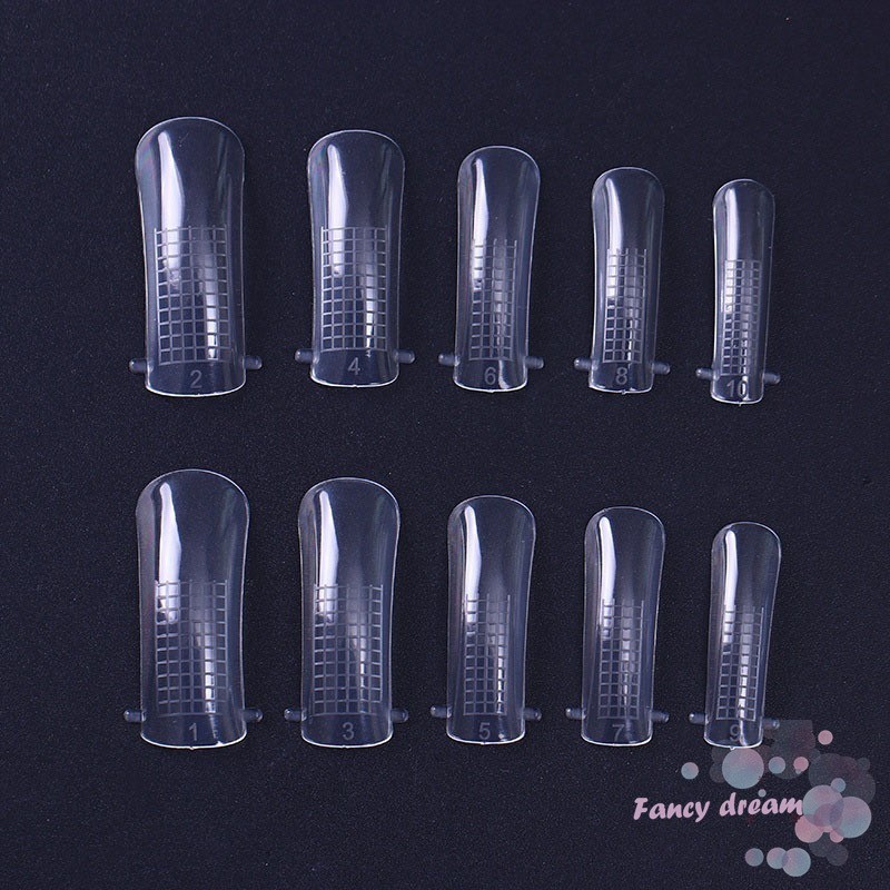 Set 100 móng tay giả tự sơn màu cho nữ