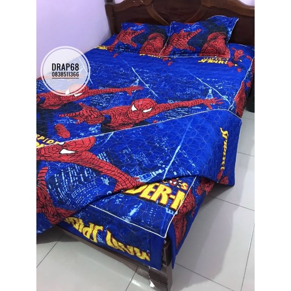 Chăn ga gối phủ trần bông xẻ góc dày dặn chắc chắn