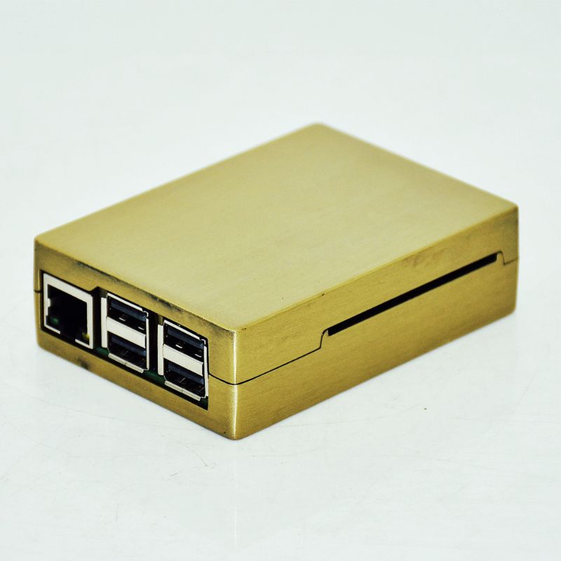 Vỏ Bảo Vệ Bằng Nhôm Đồng Cho Raspberry Pi 3 Model B B + Pi 2 Model B + Ac