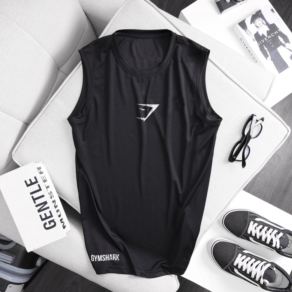 Áo Sát Nách Nam Tập Gym 𝗚𝗦 𝗚𝗦𝟯𝟵 Thể Thao Áo Ba Lỗ LOGO VẠT ÁO Co Dãn Thoáng Mát - ASN02