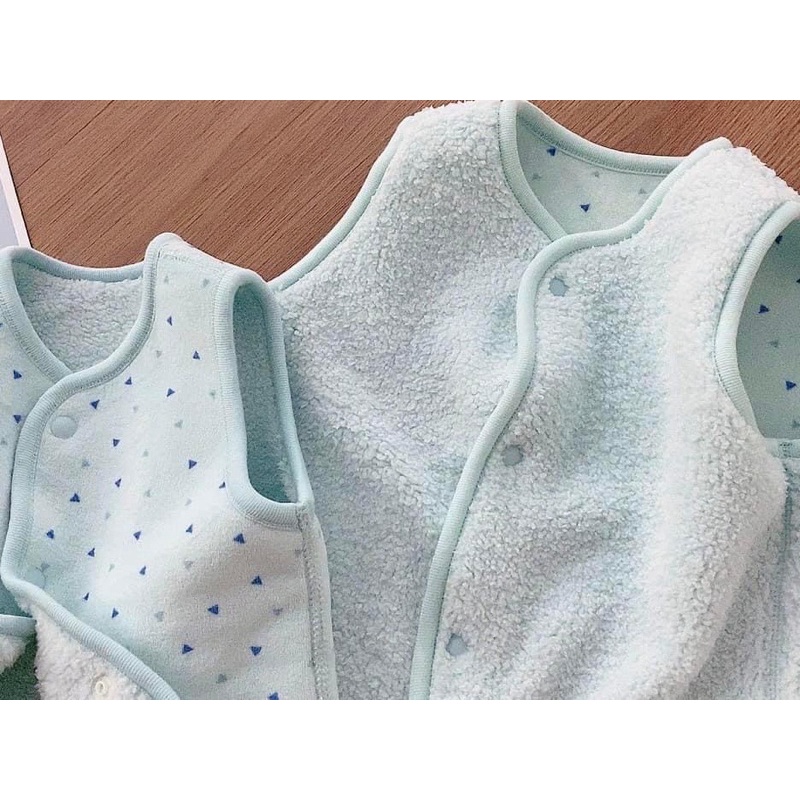 Jile lông cừu lót cotton  mềm uniqilo dư xịn mặc được 2 mặt