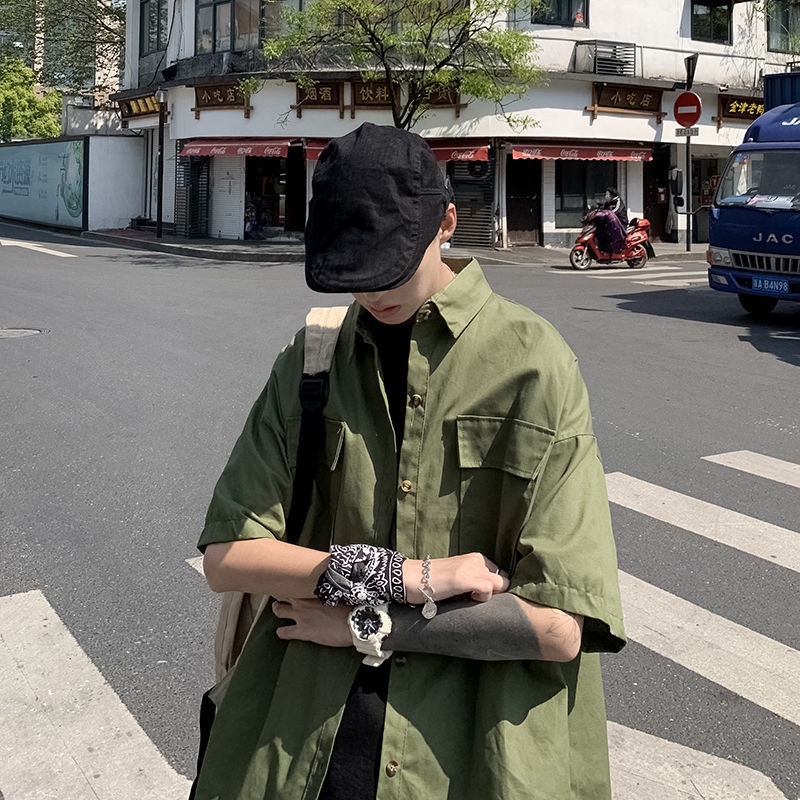 Áo Sơ Mi Tay Ngắn Thời Trang Dành Cho Nam