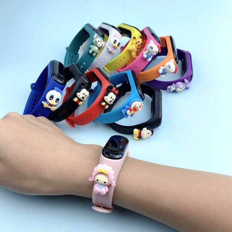 Đồng Hồ Đeo Tay 150mah Chống Nước Hình Hoạt Hình Đáng Yêu Cho Trẻ Em
