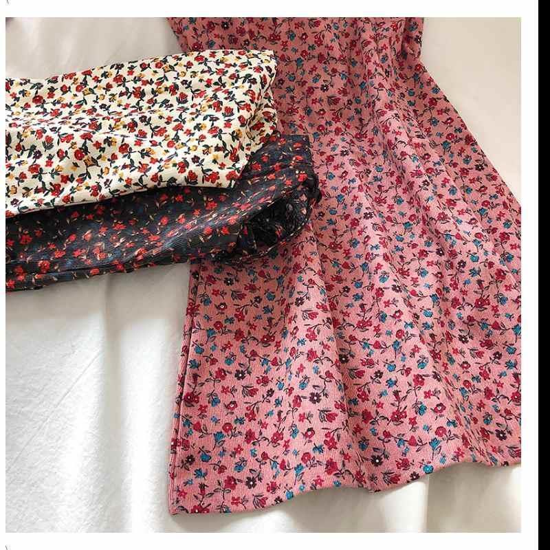 COZOK Đầm Không Tay Hở Lưng In Họa Tiết Hoa Phong Cách Vintage Thời Trang Cho Nữ