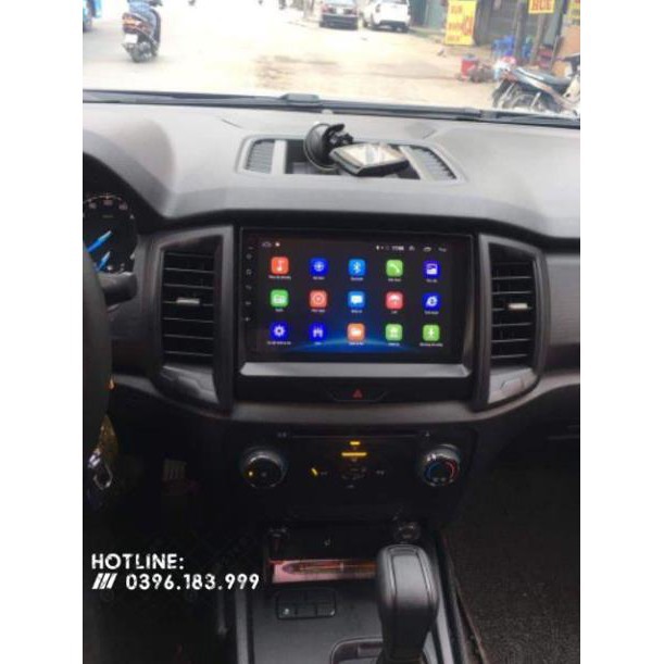 Màn hình Android 10 inch cắm sim 4G cho Ford Ranger 2018-2019 có canbus hiển thị thông tin xe ver 2020