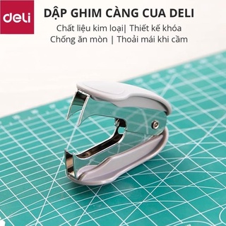 Nhổ ghim 10# Deli 24/6 26/6, Đen, xanh, xám - 1 cái E0232 - dụng cụ gỡ ghim - văn phòng phẩm - HOKAMI STORE