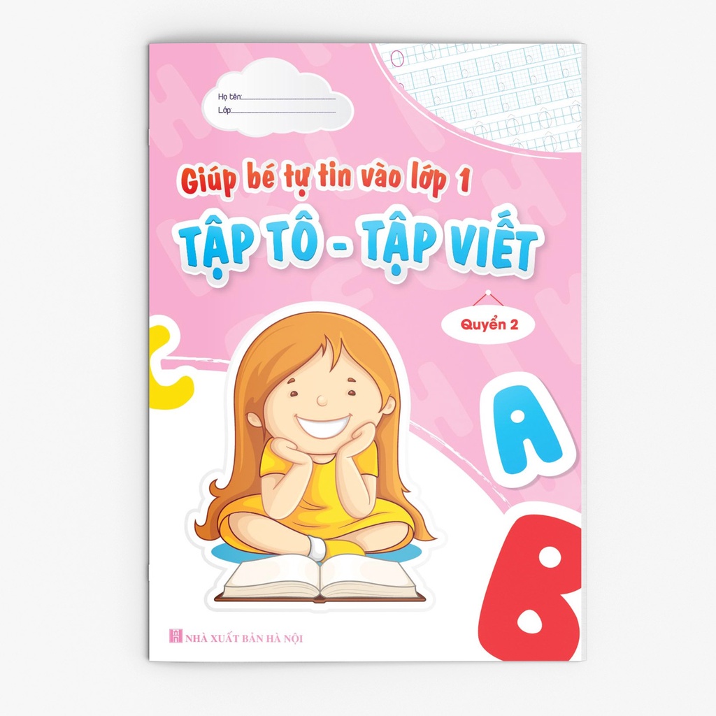 Sách - Giúp bé tự tin vào lớp 1 trọn bộ 6 cuốn