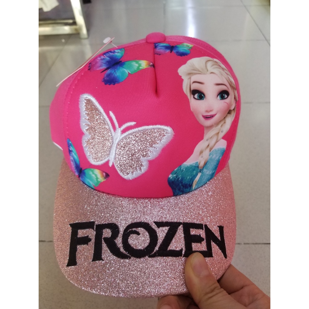 Nón kết hoạt hình Pony unicorn 1 sừng và công chúa elsa hình thêu sắc nét cho bé gái