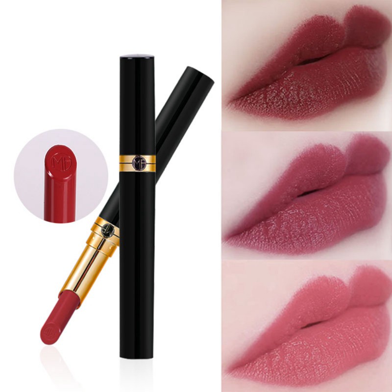 [Hàng mới về] Son môi màu lì thỏi dài kháng nước bền màu và không làm khô môi | BigBuy360 - bigbuy360.vn