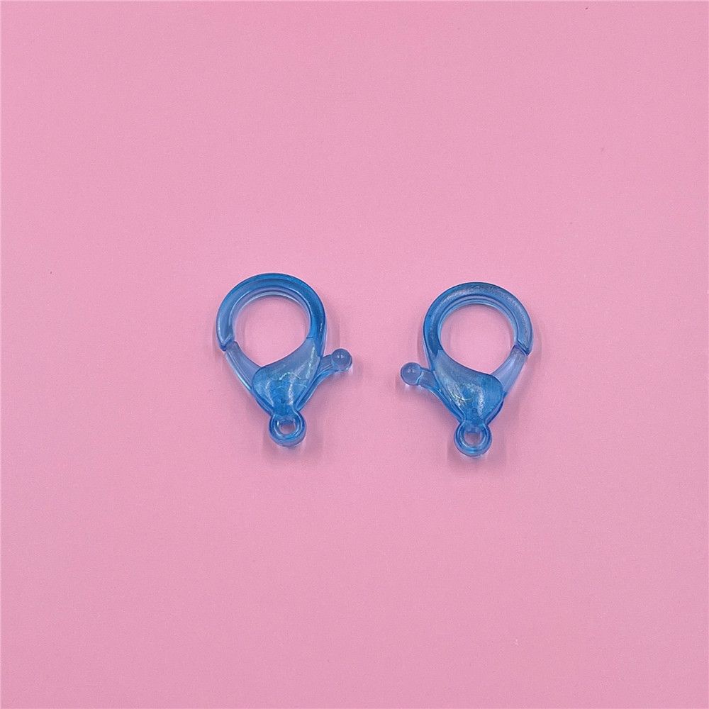 Set 10 Móc Khóa Tôm Hùm Trong Suốt Nhiều Màu Làm Trang Sức Thủ Công Diy