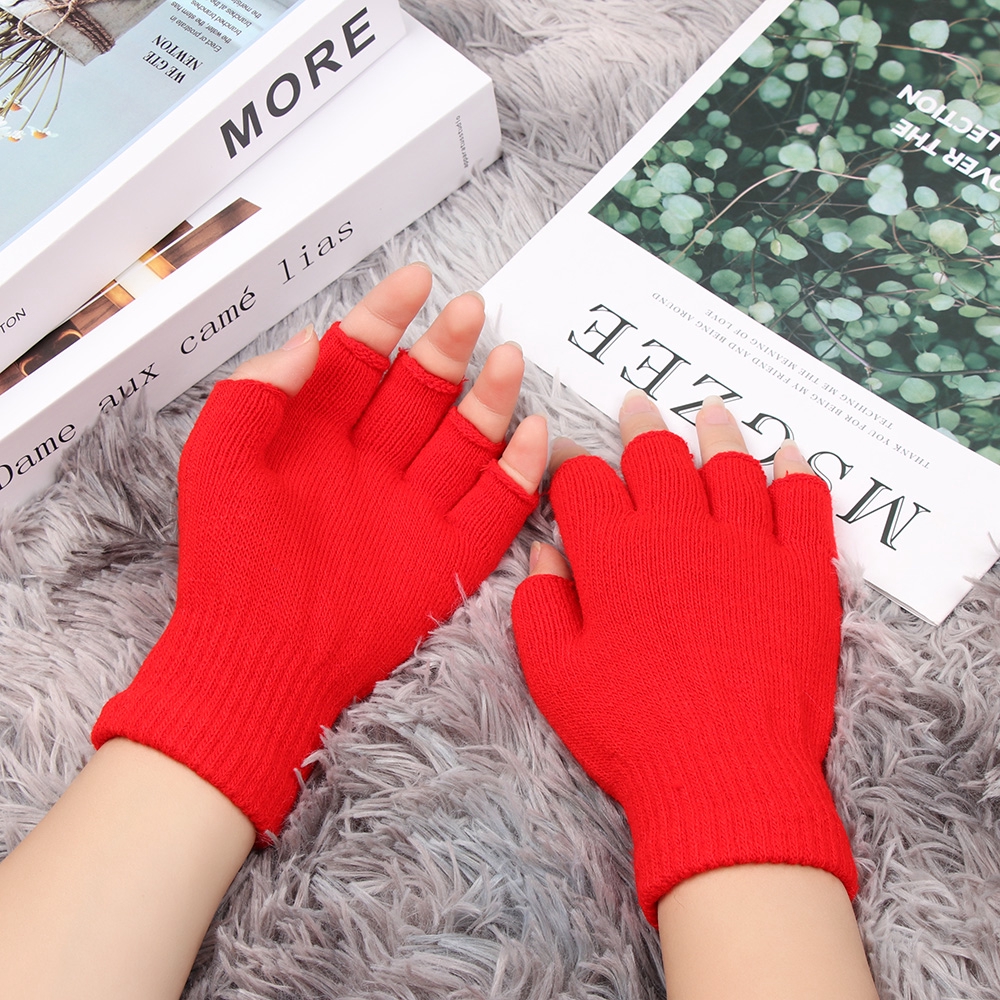 Đôi găng tay dệt kim ấm áp dành cho nam và nữ