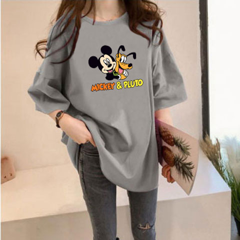 NRVP Áo Thun Ngắn Tay Dáng Rộng Thời Trang Cho Nữ