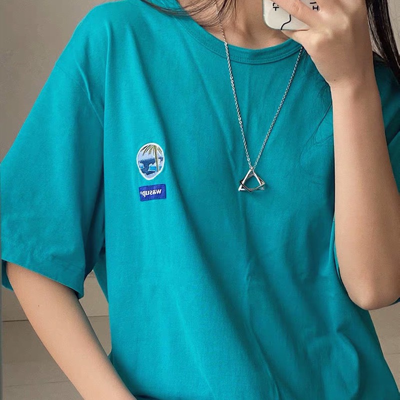 Dây chuyền unisex Vemico mặt tam giác sành điệu PK15