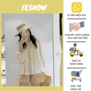 Áo babydoll chuông 2 màu siêu xinh kiểu dáng Hàn Quốc - YESNOW-- ( ảnh thật )