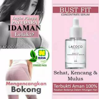 (hàng Mới Về) Serum Lacoco Giúp Tăng Kích Thước Và Làm Săn Chắc Vòng Một Cho Nữ