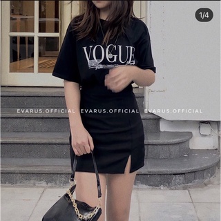 Chân váy xẻ tà