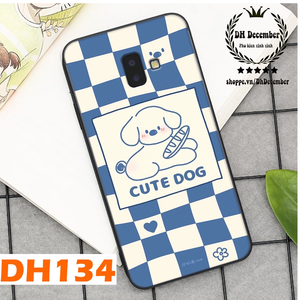 Ốp lưng Samsung Galaxy J6 PLUS in hình dễ thương- cute dog- n@sa RẺ-ĐẸP-CHẤT