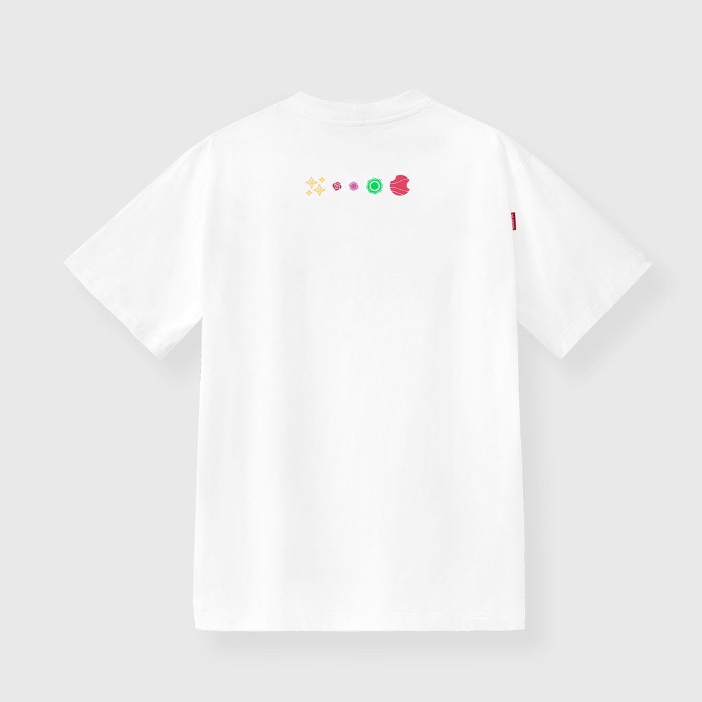 Grimm DC Áo tay ngắn In tư // Trắng