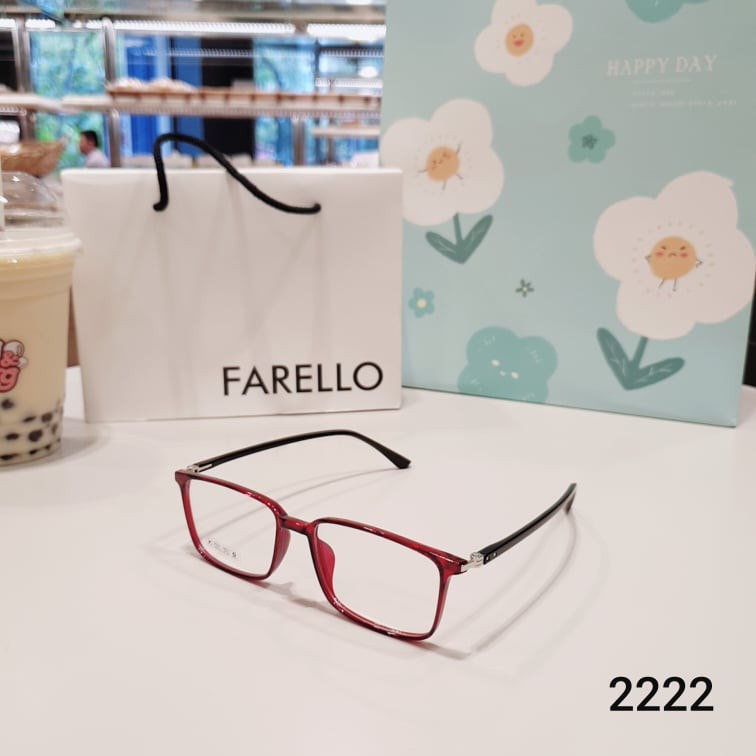 Gọng kính trong suốt nam nữ Lilyeyewear nhựa dẻo, mắt vuông, nhiều màu - Y2222 | BigBuy360 - bigbuy360.vn