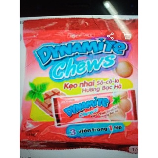 Kẹo socolà bạc hà the mát Dynamite chews gói 120g