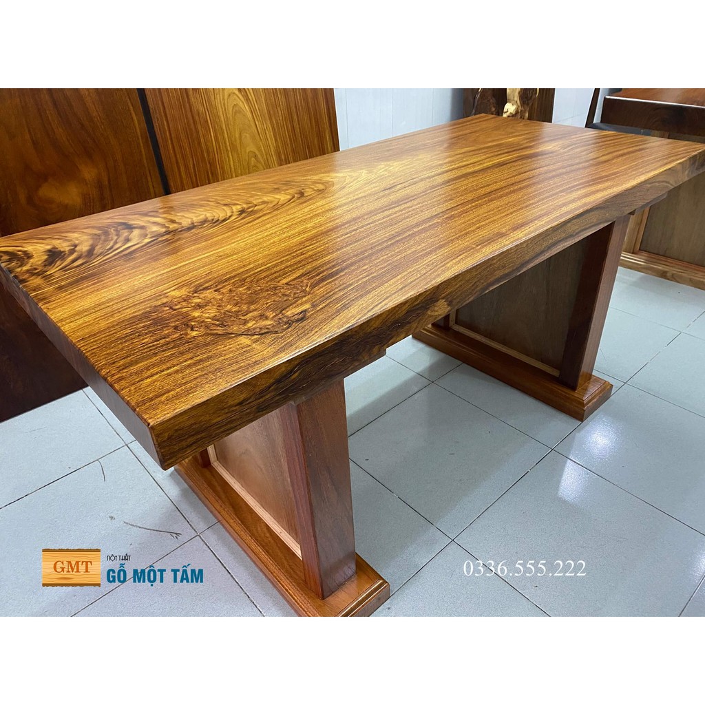Mặt bàn gỗ nguyên tấm dày 7cm
