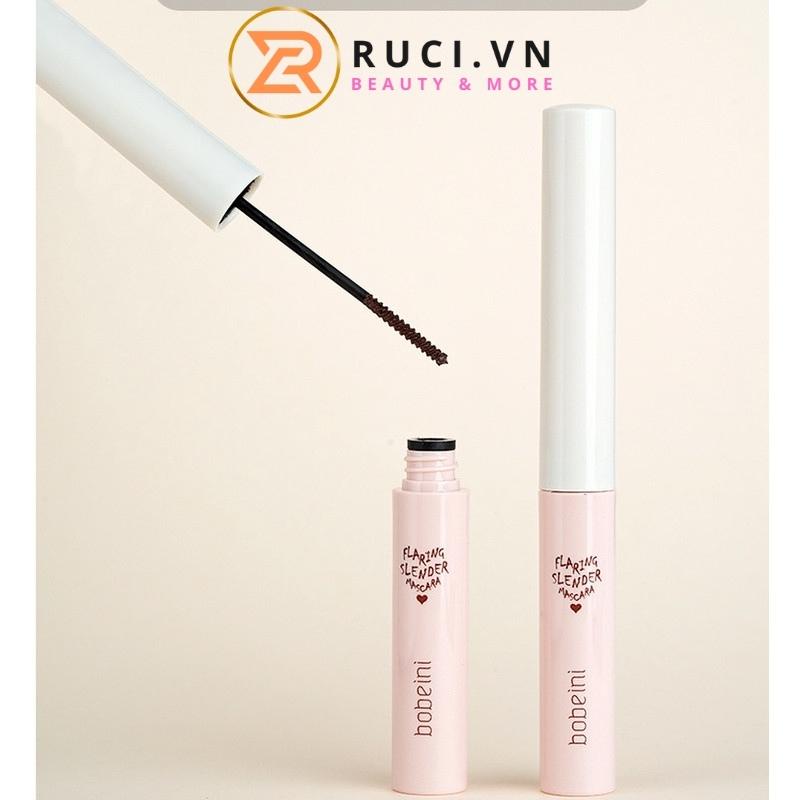 Mascara đầu cọ mảnh làm cong dài mi mascara chống nước chống nhòe lâu trôi tự nhiên chính hãng Bobeini S1MAS 80