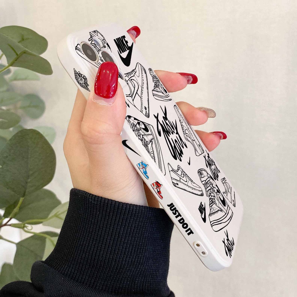 Ốp Điện Thoại Mềm Hình Đôi Giày Thời Trang Cho iPhone 14ProMax 13Pro 12 11 XSMax