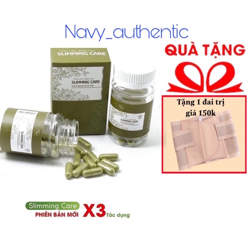 Viên Giảm cân slimming care x3 Giảm cân nhanh cấp tốc an toàn thảo mộc không phải thuốc giảm cân