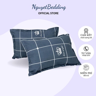 Vỏ gối nằm kích thước 50x70cm chất đẹp mát mẻ - Chất liệu Cotton Poly