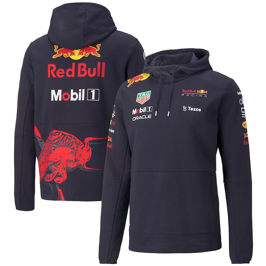 Áo Khoác Có Mũ Trùm Đầu Phong Cách Mới 2022 2023 f1 Oracle Red Bull Racing f1
