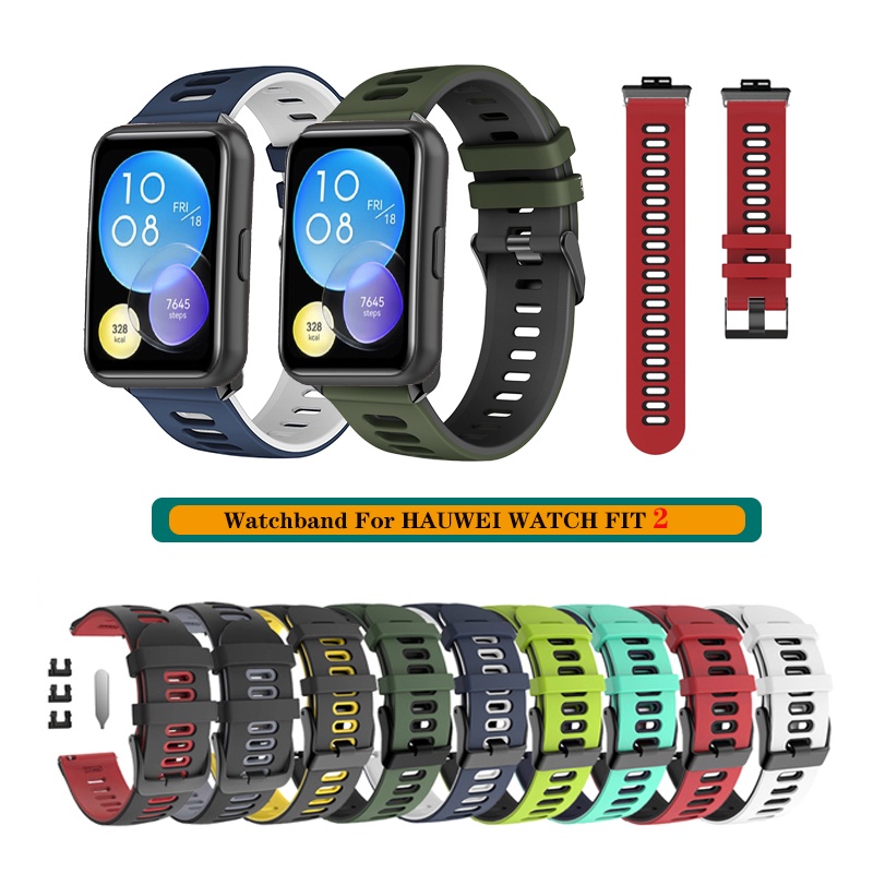 Dây Đeo Silicone Thể Thao Cho Đồng Hồ Thông Minh Huawei watch fit 2 fit2