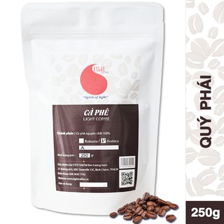 Cà Phê hạt Arabica Light Coffee 250g