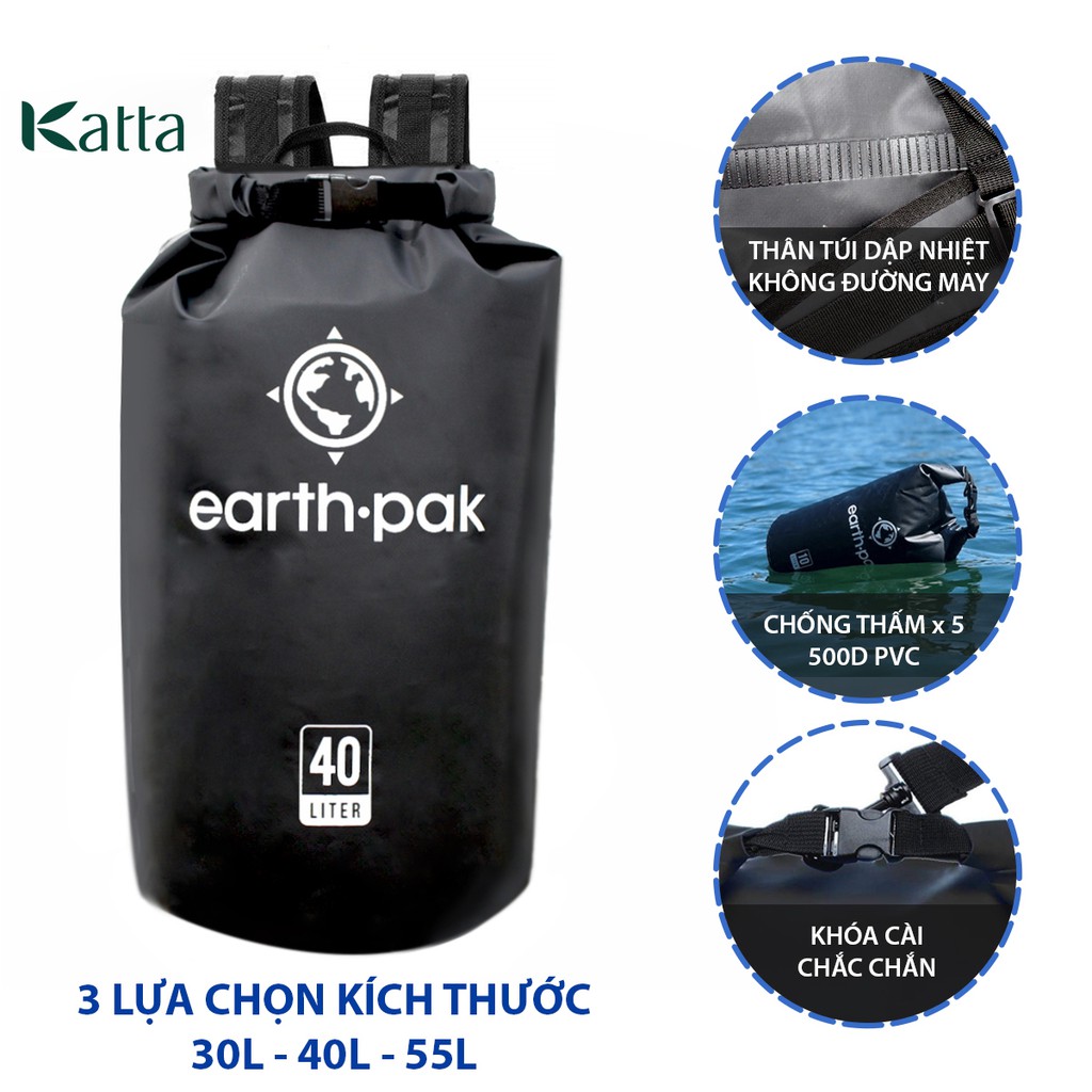 Balo leo núi du lịch chống thấm nước x5 chất liệu 500D PVC chuẩn hàng VNXK _Katta_V02_PK160