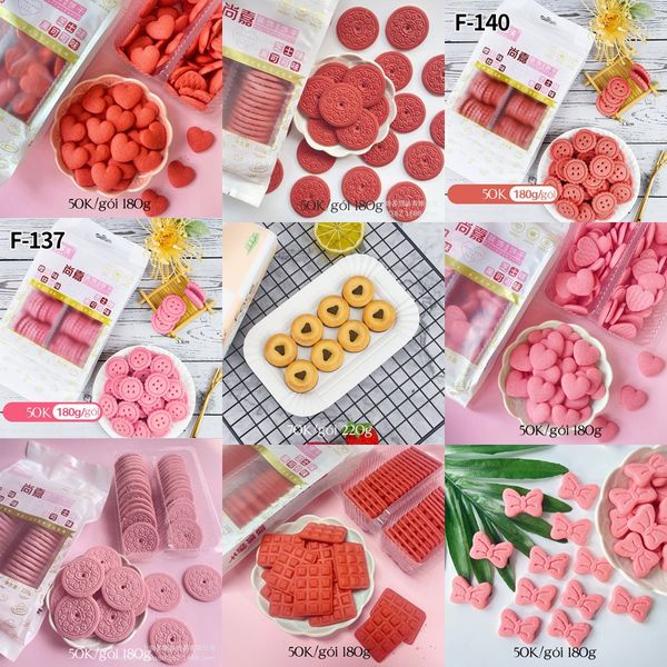 Phụ kiện trang trí bánh sinh nhật, bánh kem - bánh quy