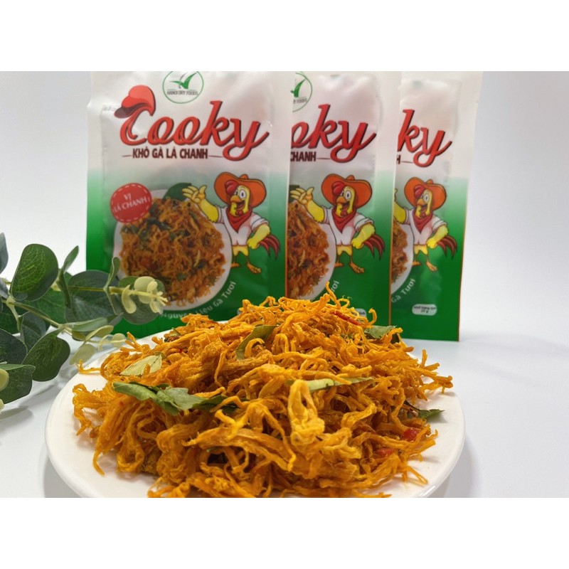 [Khô gà Khuyến Mãi Sốc] Khô gà lá chanh Cooky 25g - Khô gà lá chanh Cooky | BigBuy360 - bigbuy360.vn