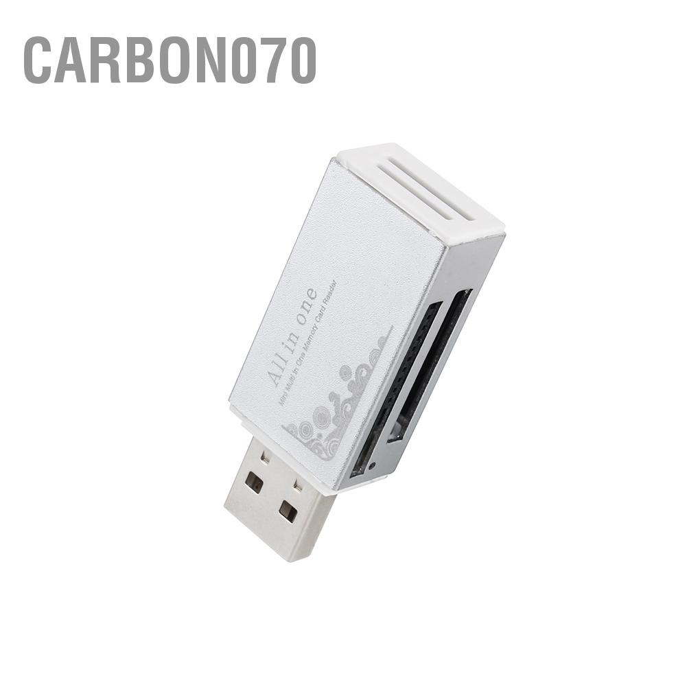 Đầu Đọc Thẻ Nhớ Đa Năng Sợi Carbon070 Cho Stick Pro Duo Micro SD TF M2 MMC SDHC