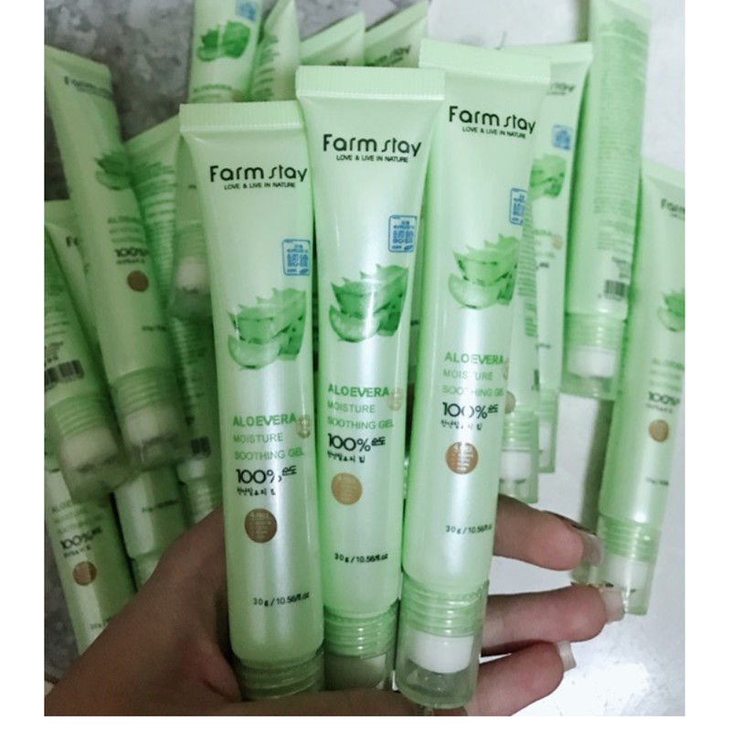 Lăn Giảm Thâm Quầng Mắt Nha Đam Aloe Vera 92% Farm Stay 30ml | BigBuy360 - bigbuy360.vn